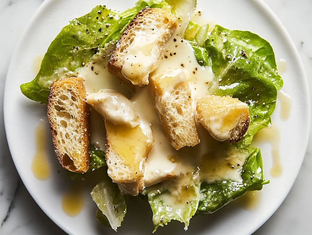 Caesar Dressing Dip Salad