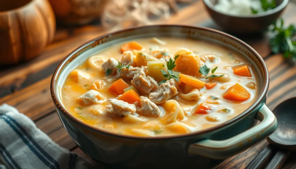 Creamy Crack Chicken Noodle Soup Recipe I Love