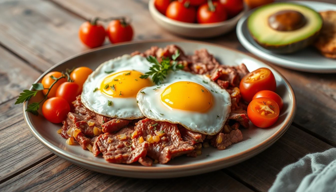 canned corn beef breakfast recipes no potatoes