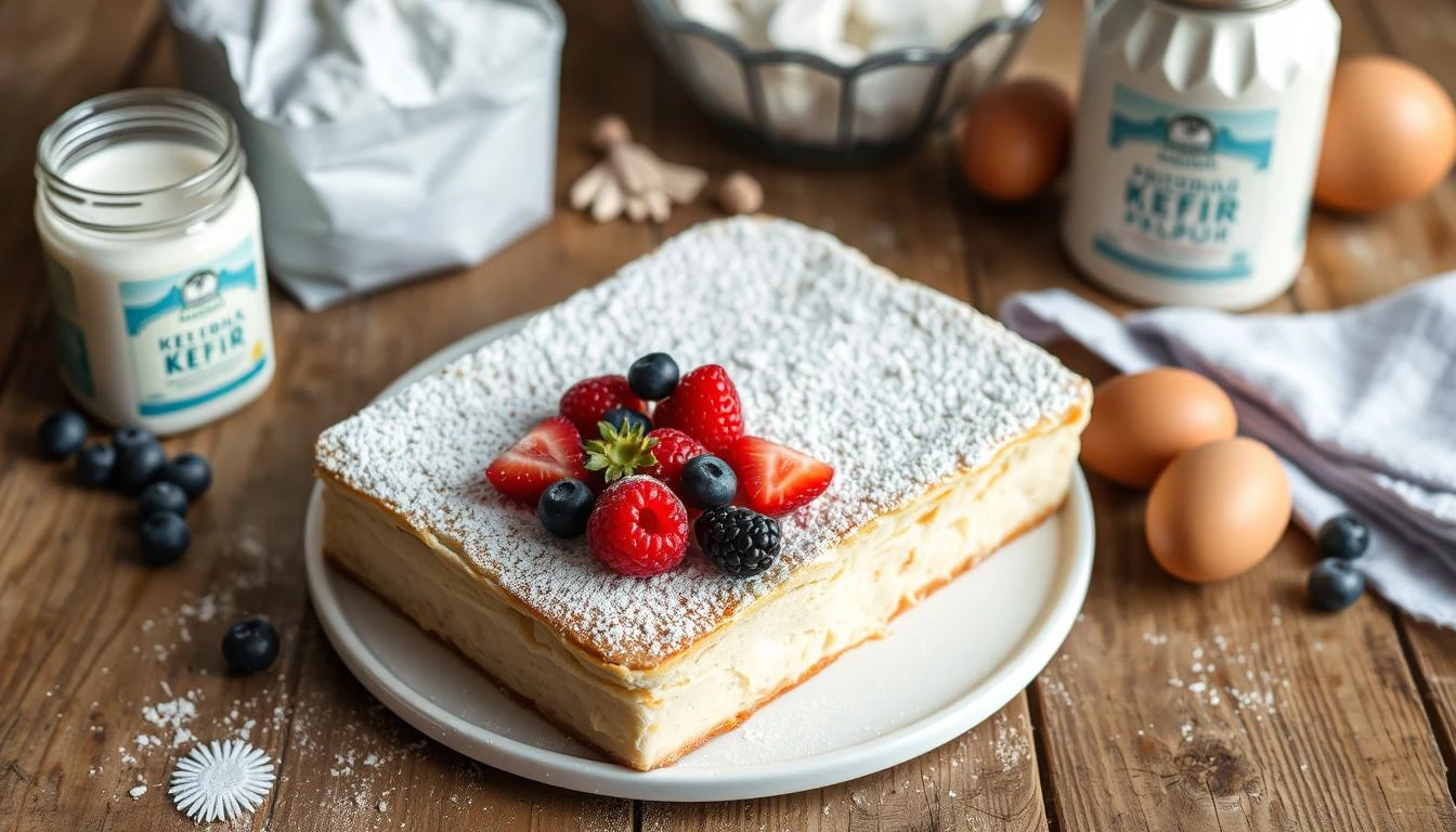 Homemade Kefir Sheet Cake Recipe Easy & Delicious