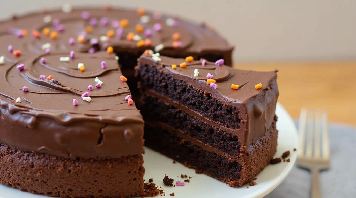 Homemade Halloween Chocolate Cake