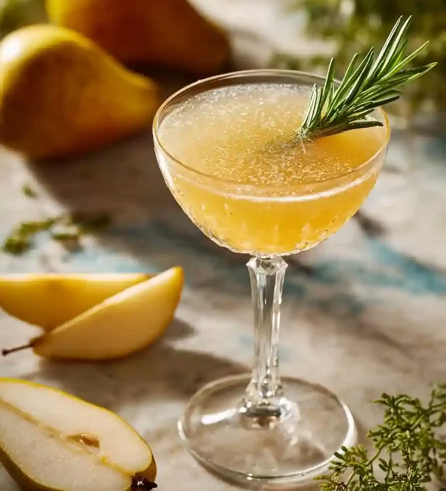 Tasty Spiced Pear Cocktail