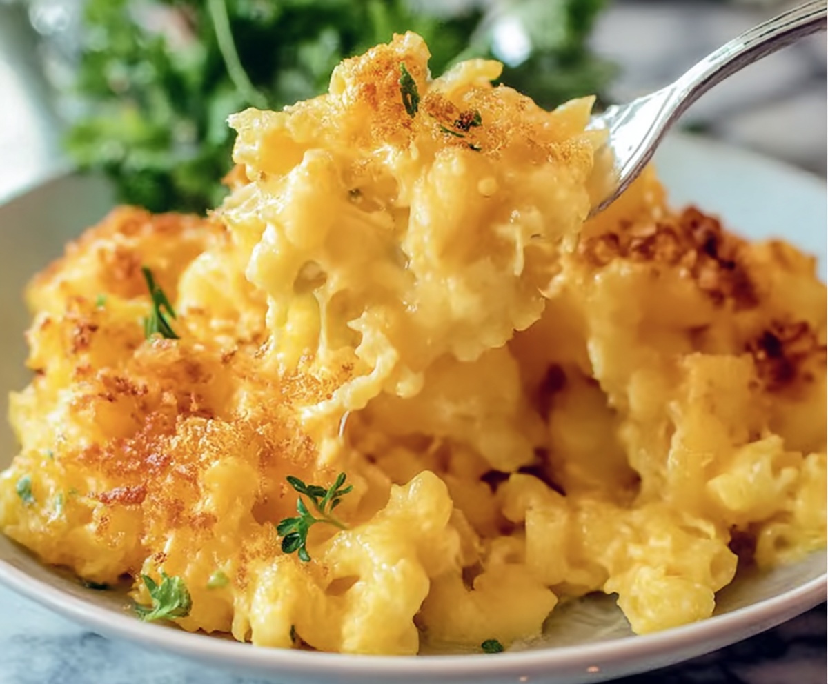 air fryer mac and cheese