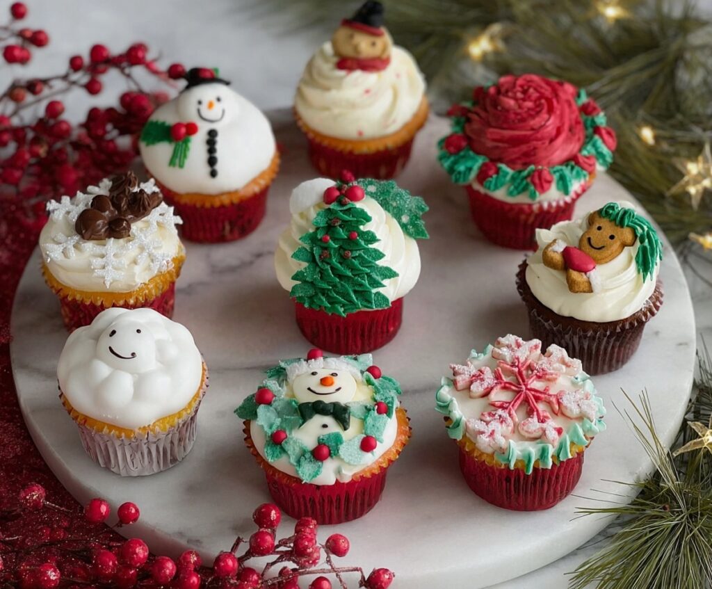 christmas cupcakes