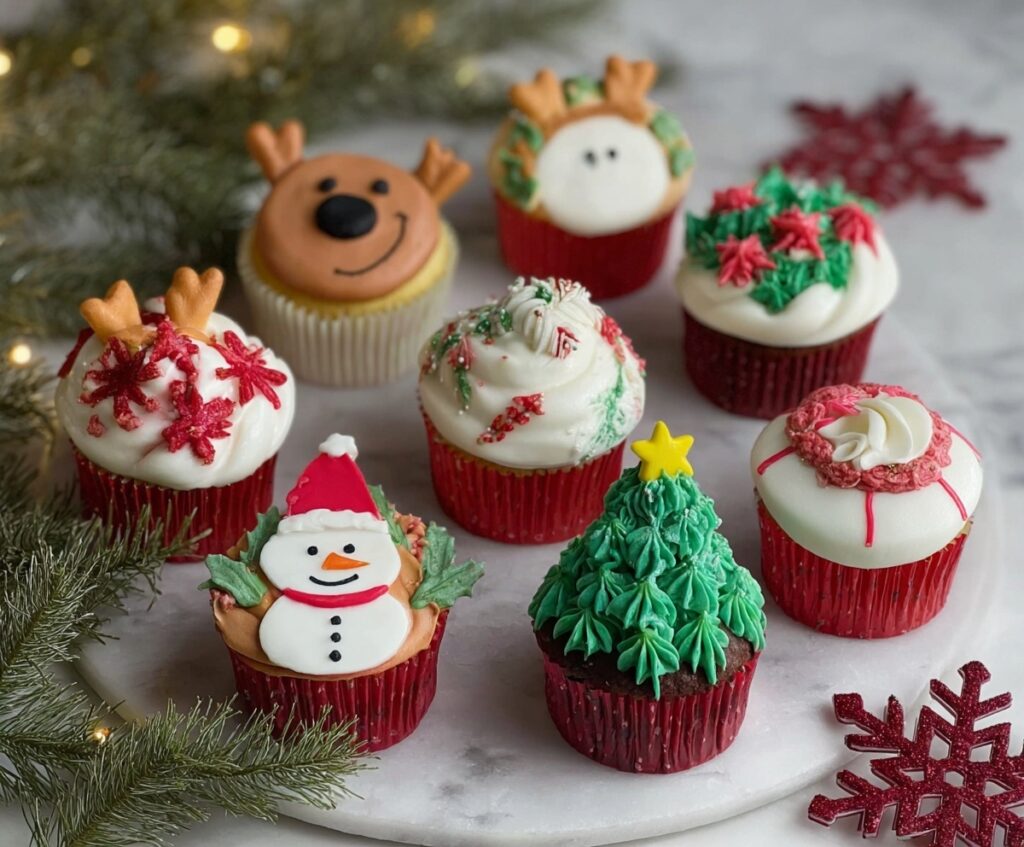 christmas cupcakes