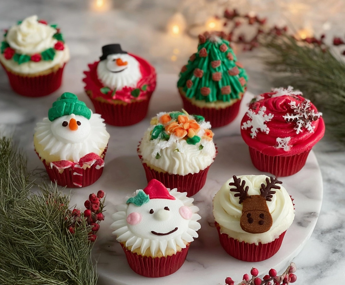 christmas cupcakes