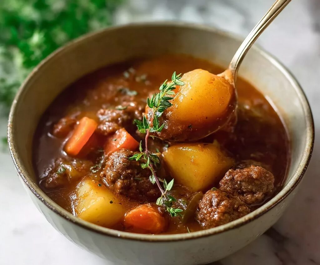 Ground Beef Stew
