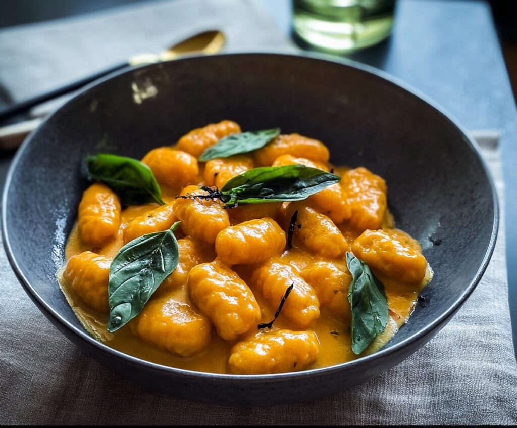  creamy pumpkin gnocchi