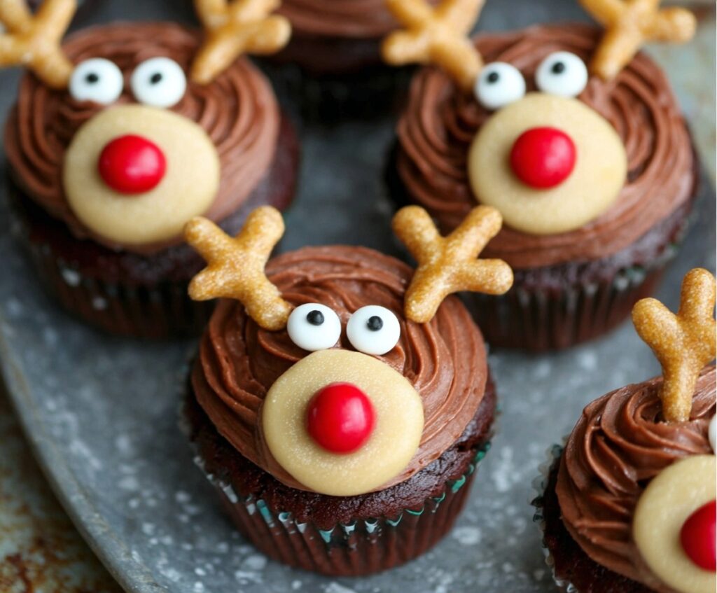 reindeer cupcakes
