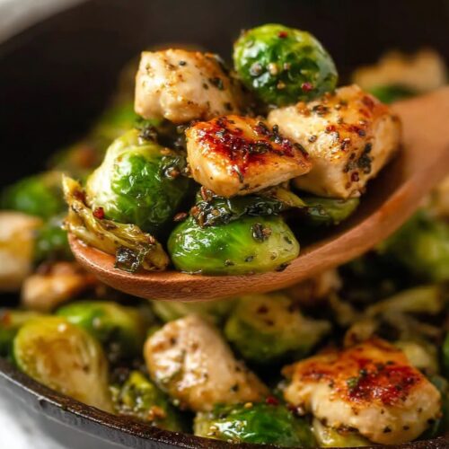 brussels sprouts and chicken