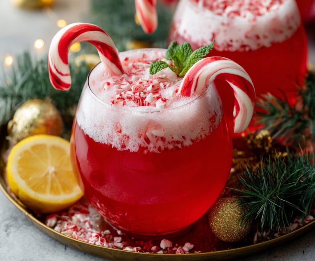 Candy Cane Christmas Punch