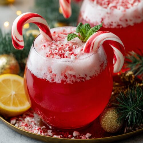 Candy Cane Christmas Punch