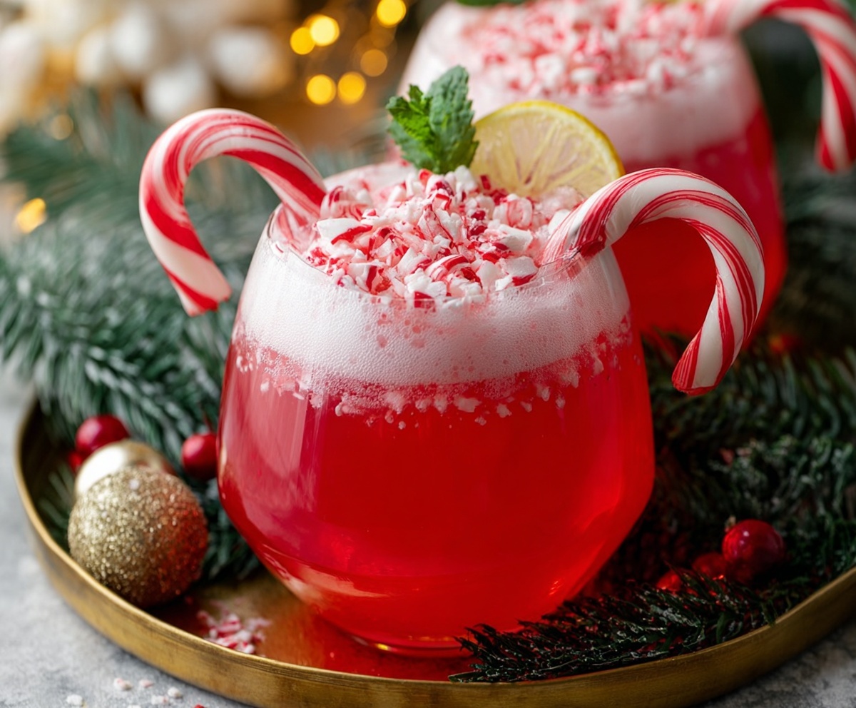 Candy Cane Christmas Punch