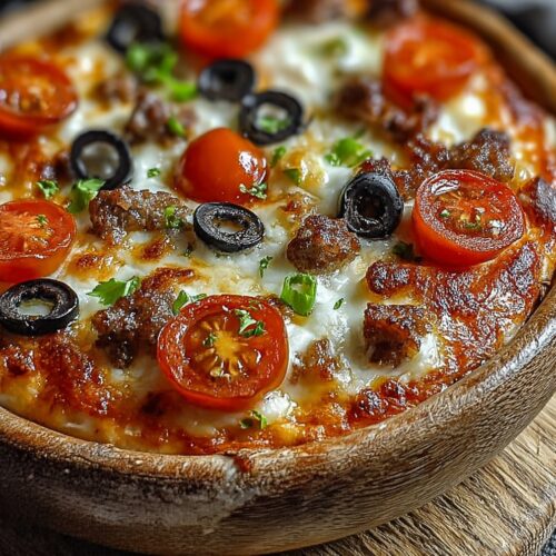 Cottage Cheese Pizza Bowl