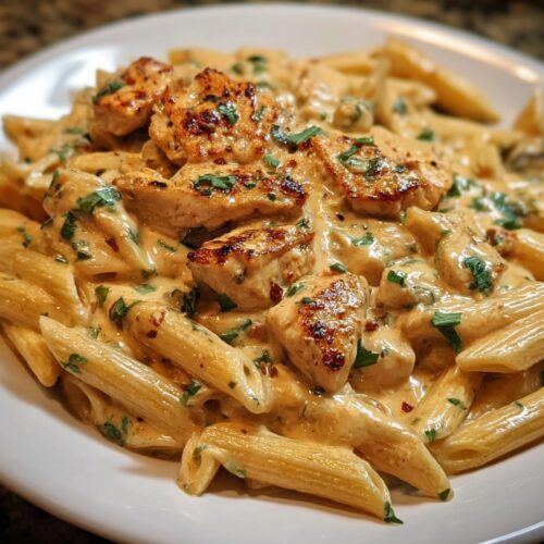 Creamy Cajun Chicken Penne Pasta