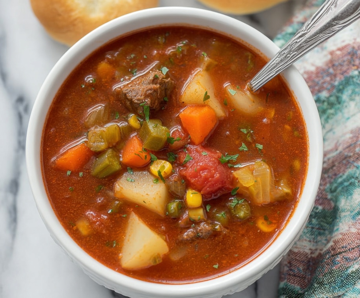 Crockpot Vegetable Beef Soup Recipe