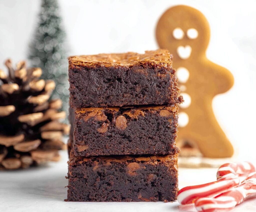 Gingerbread brownies