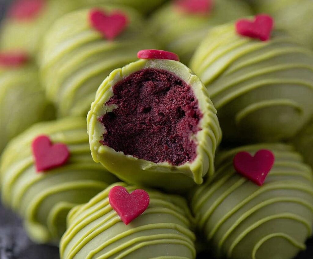 Grinch Oreo Truffles