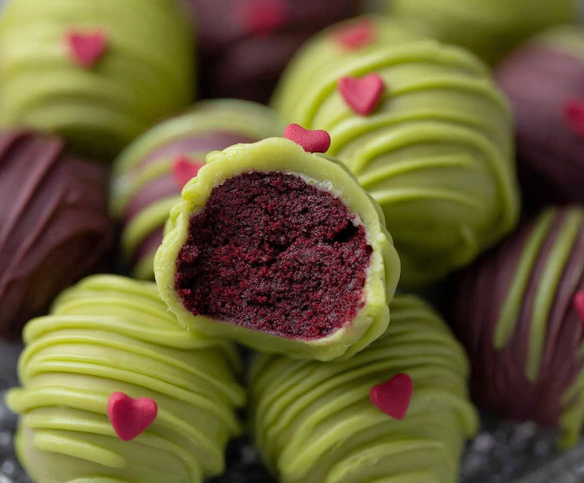 Grinch Oreo Truffles