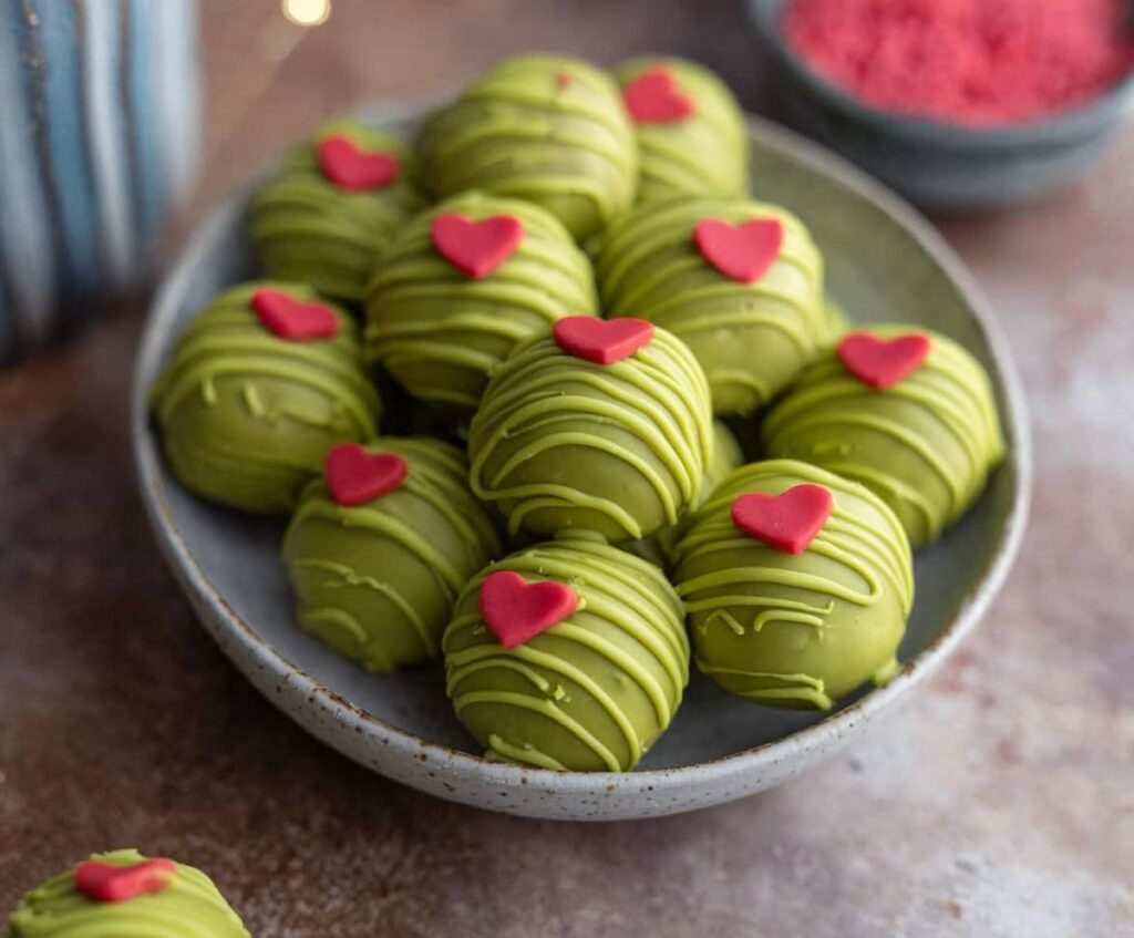 Grinch Oreo Truffles