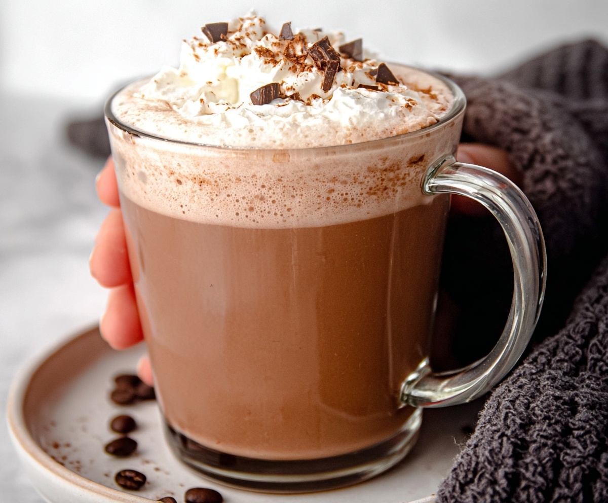 Homemade Mocha Latte