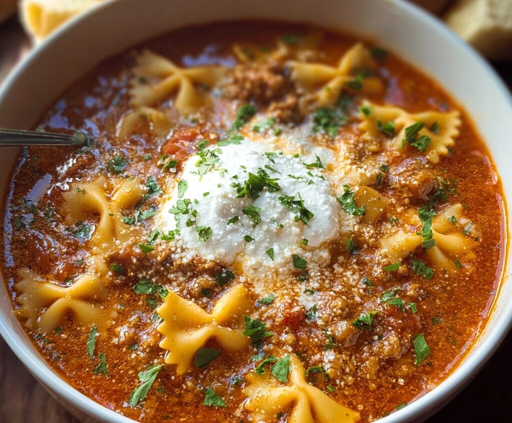 Lasagna Soup