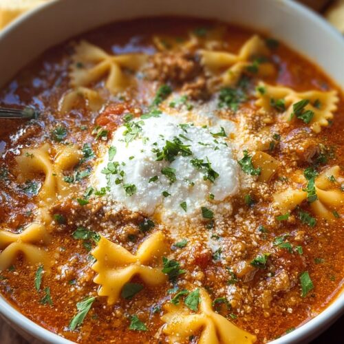 Lasagna Soup