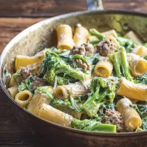 Rigatoni with Broccoli and Sausage