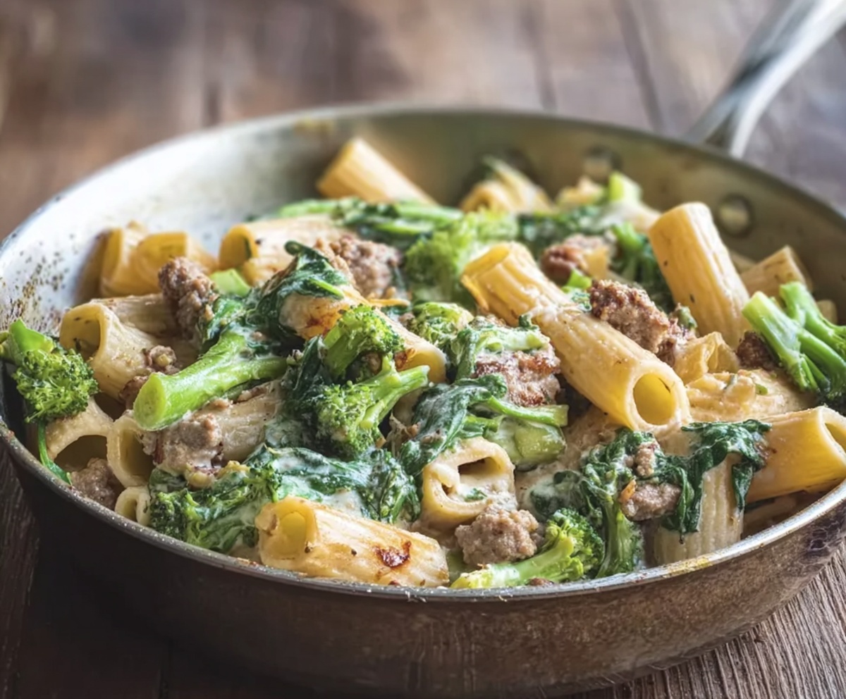 Rigatoni with Broccoli and Sausage