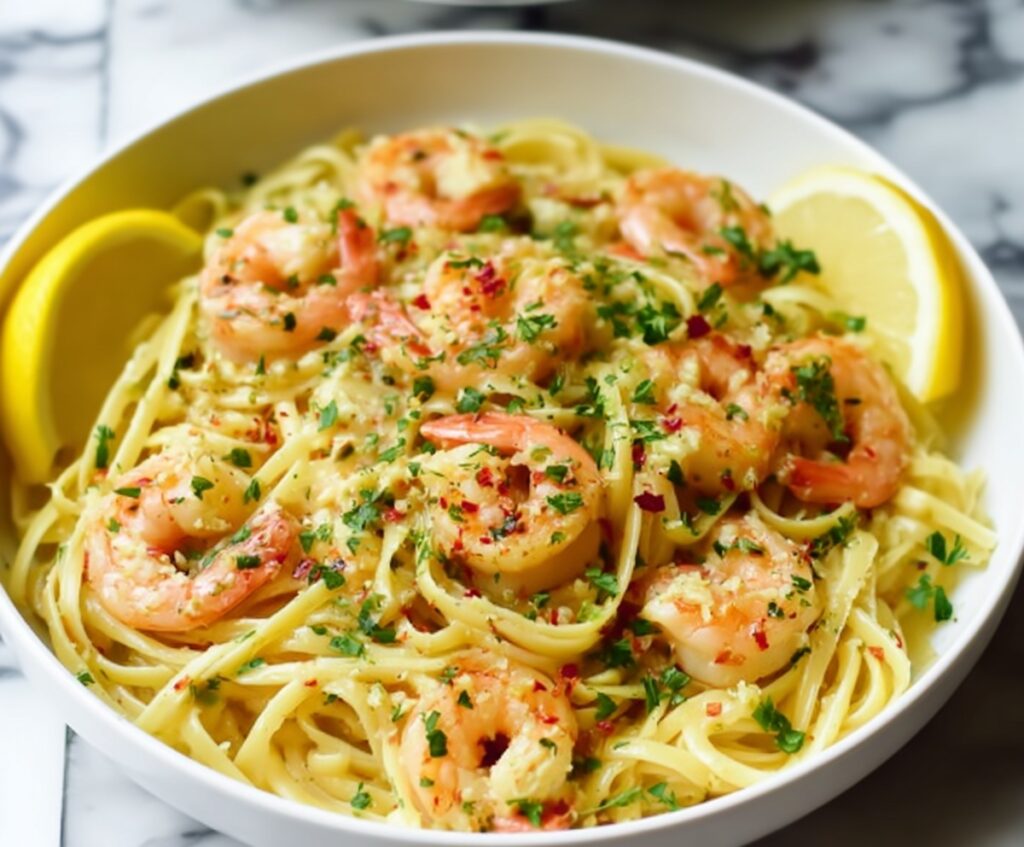 Shrimp Scampi Pasta