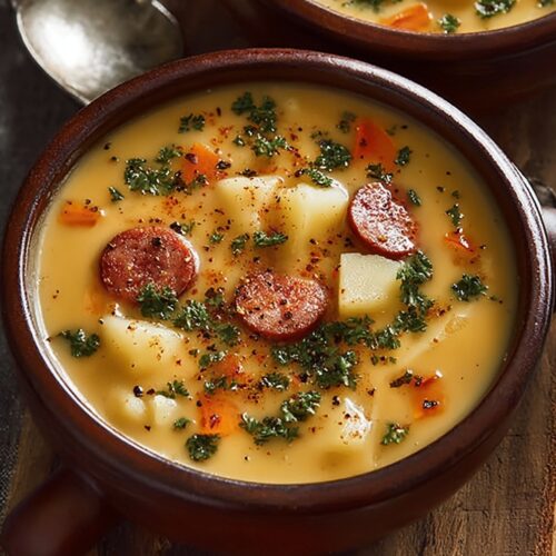 Slow Cooker Cajun Potato Soup