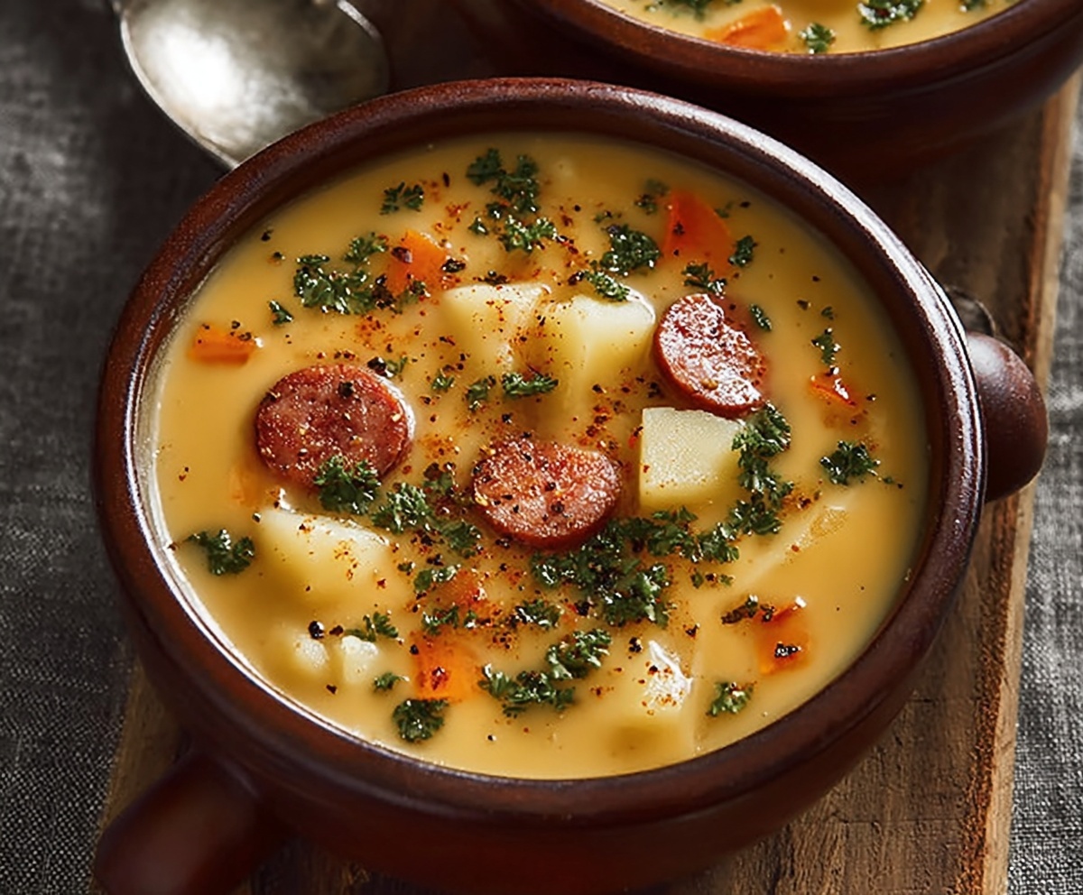 Slow Cooker Cajun Potato Soup