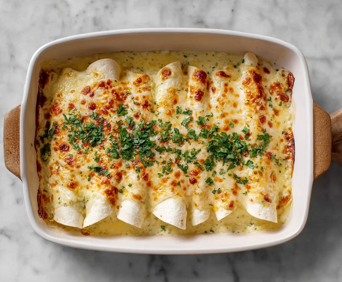 White Chicken Enchiladas