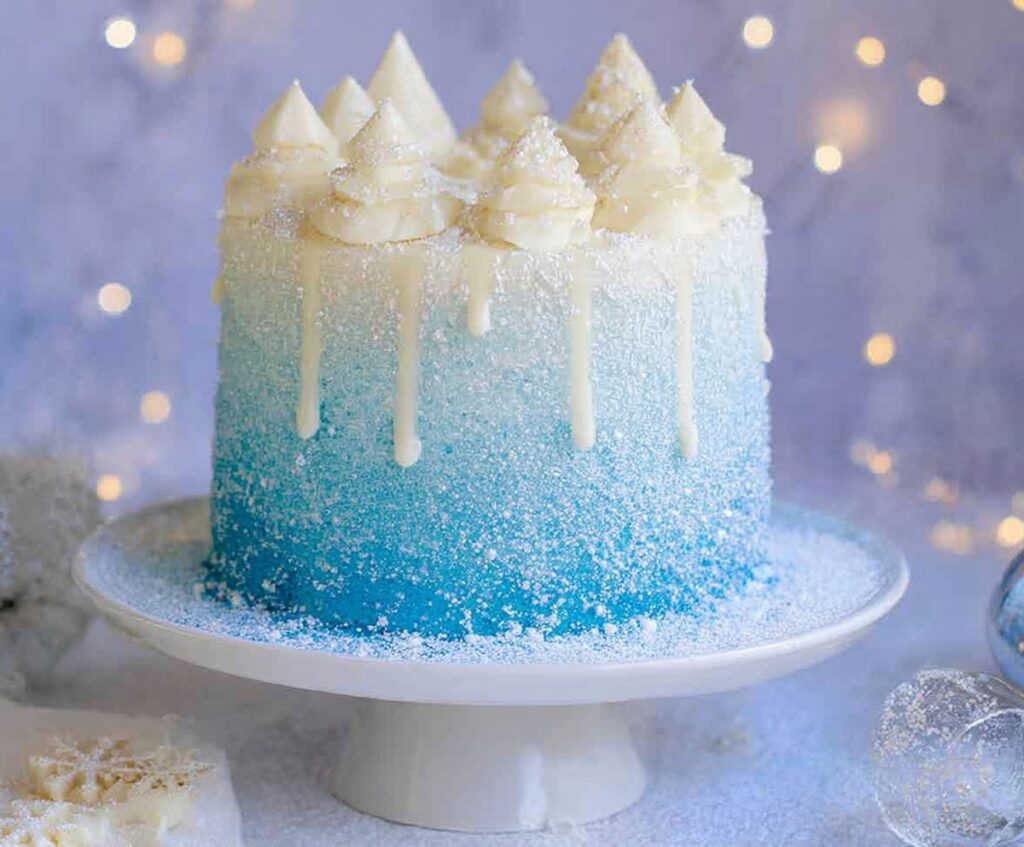  Winter Wonderland White Chocolate Cake