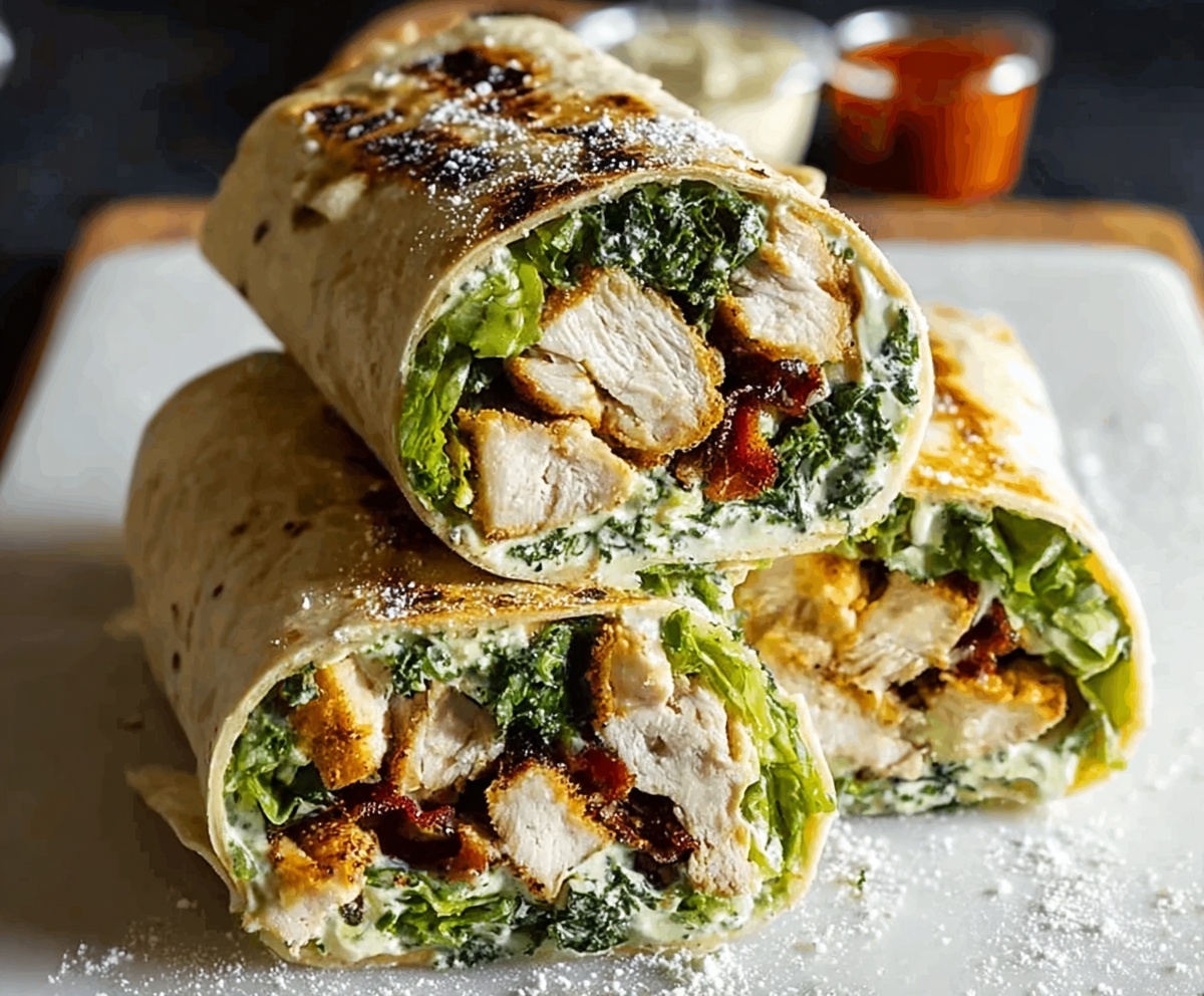 chicken ceasar wrap