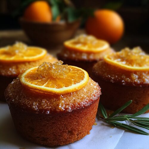 orange ginger honey cakes