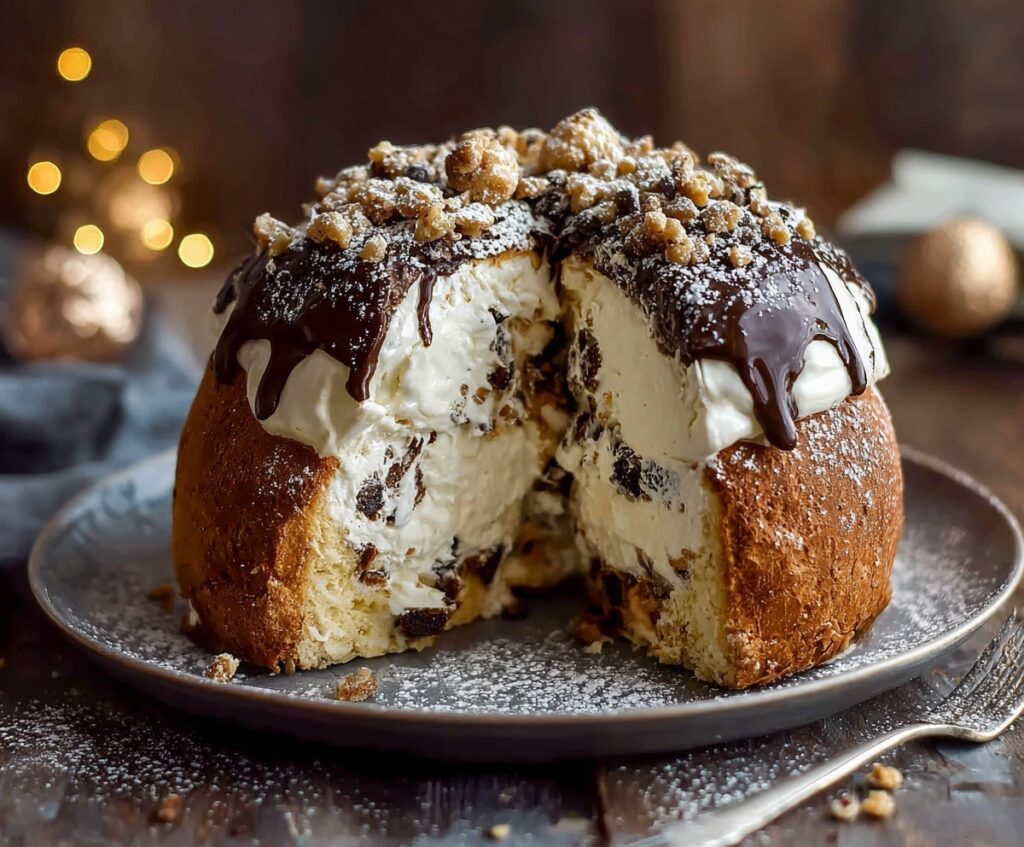 Panettone Ice Cream Cake