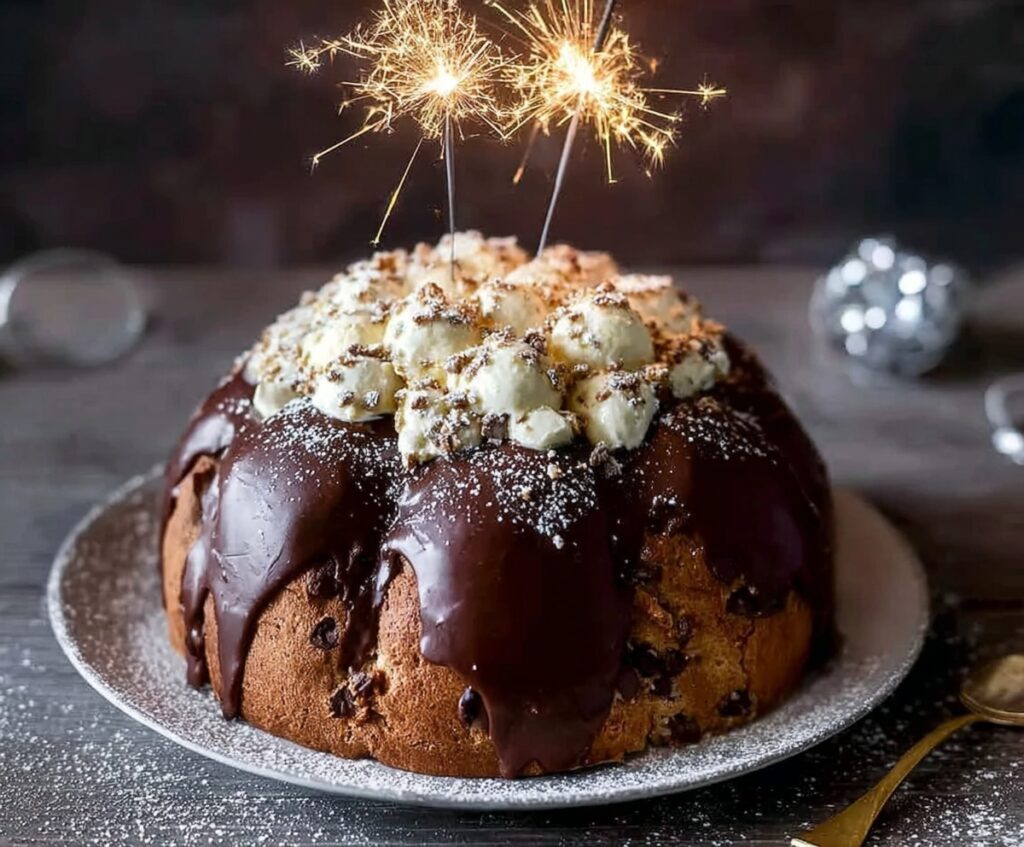 Panettone Ice Cream Cake