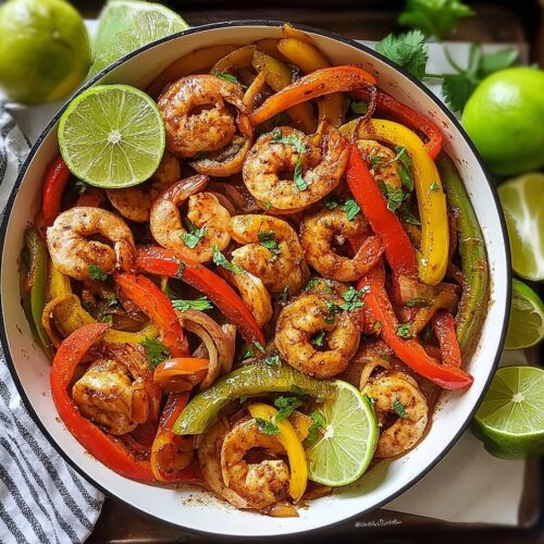 shrimp fajitas
