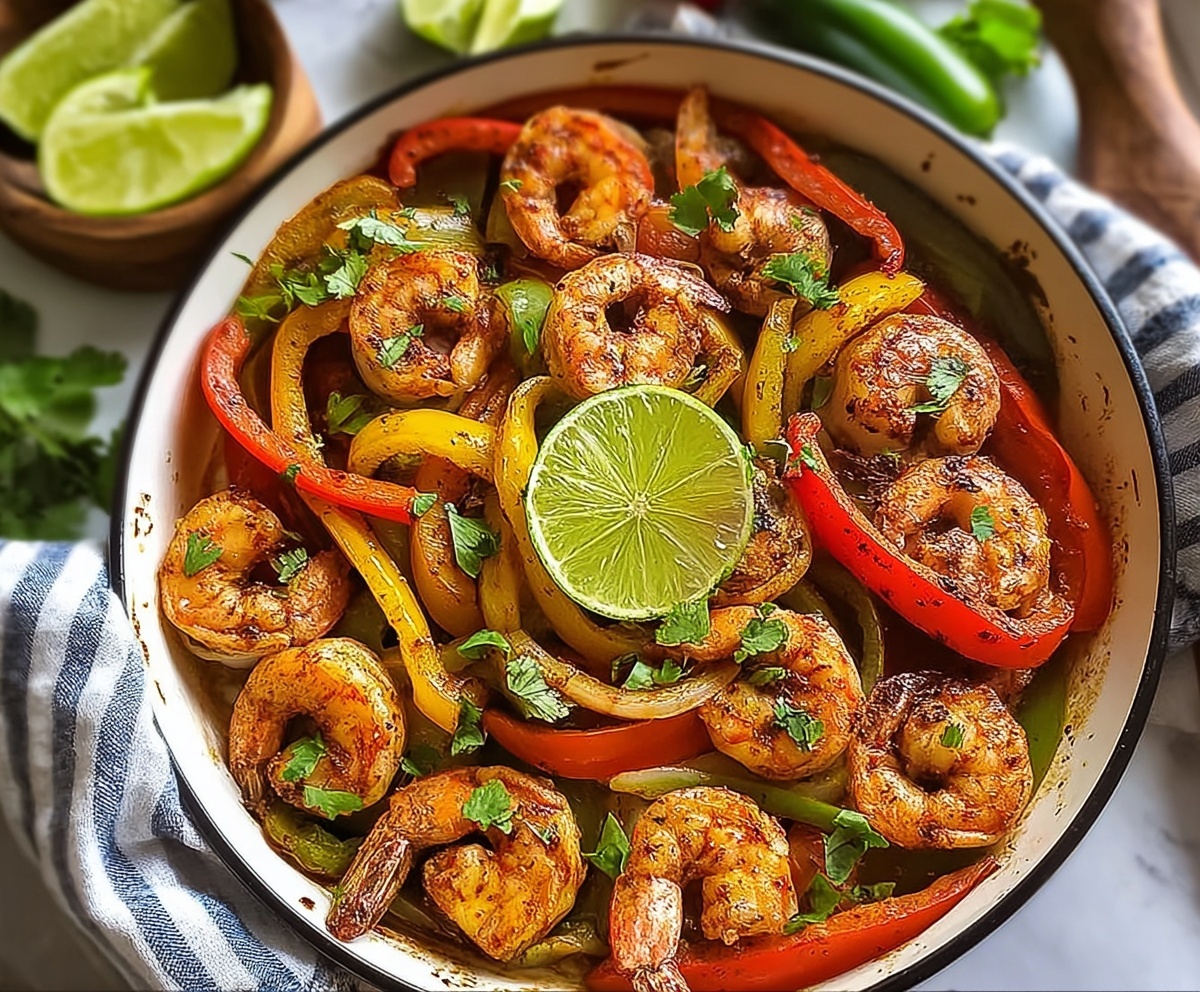 shrimp fajitas