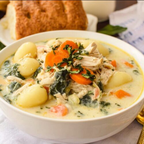 Crockpot Chicken Gnocchi Soup