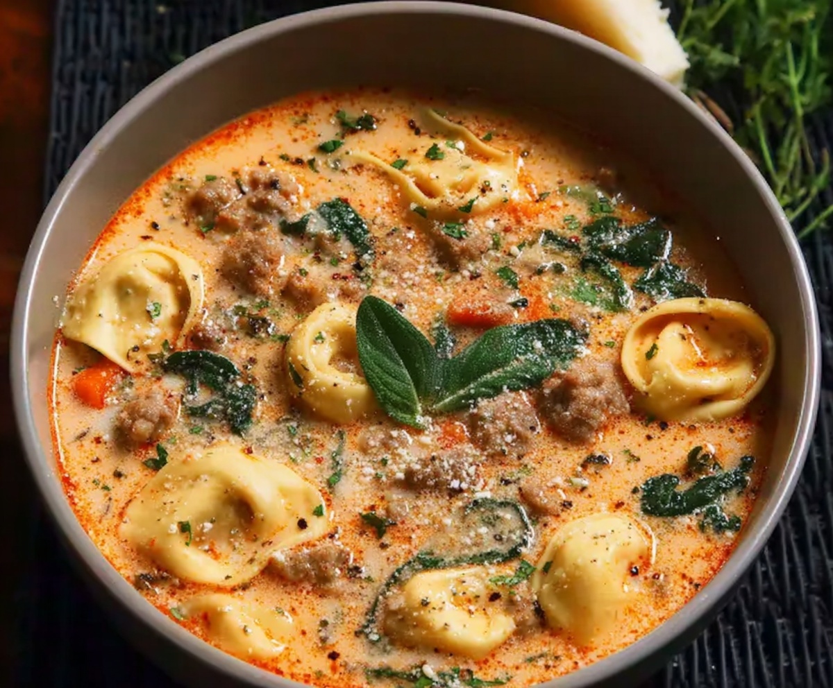 sausage tortellini soup