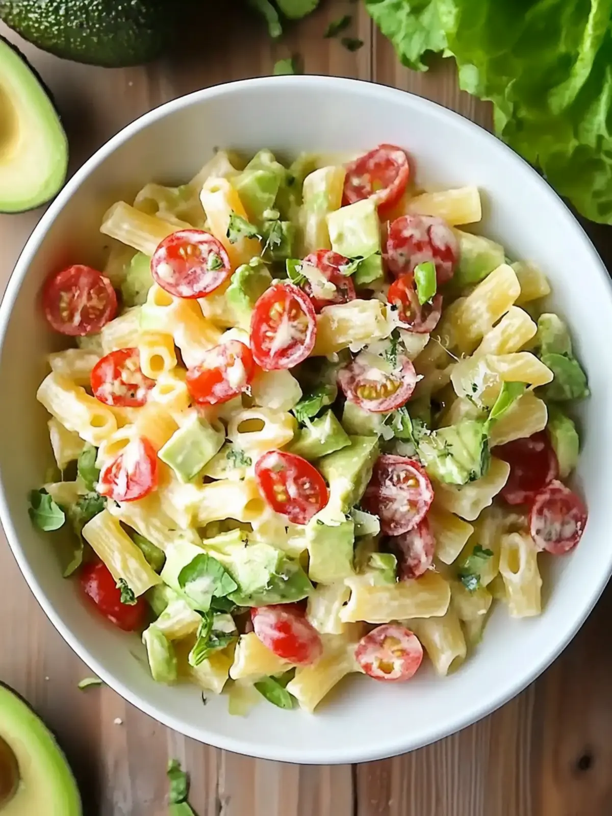 avocado pasta salad