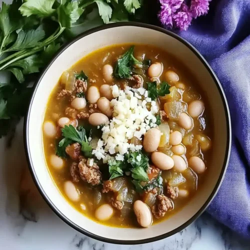 Classic White Bean Beef Chili