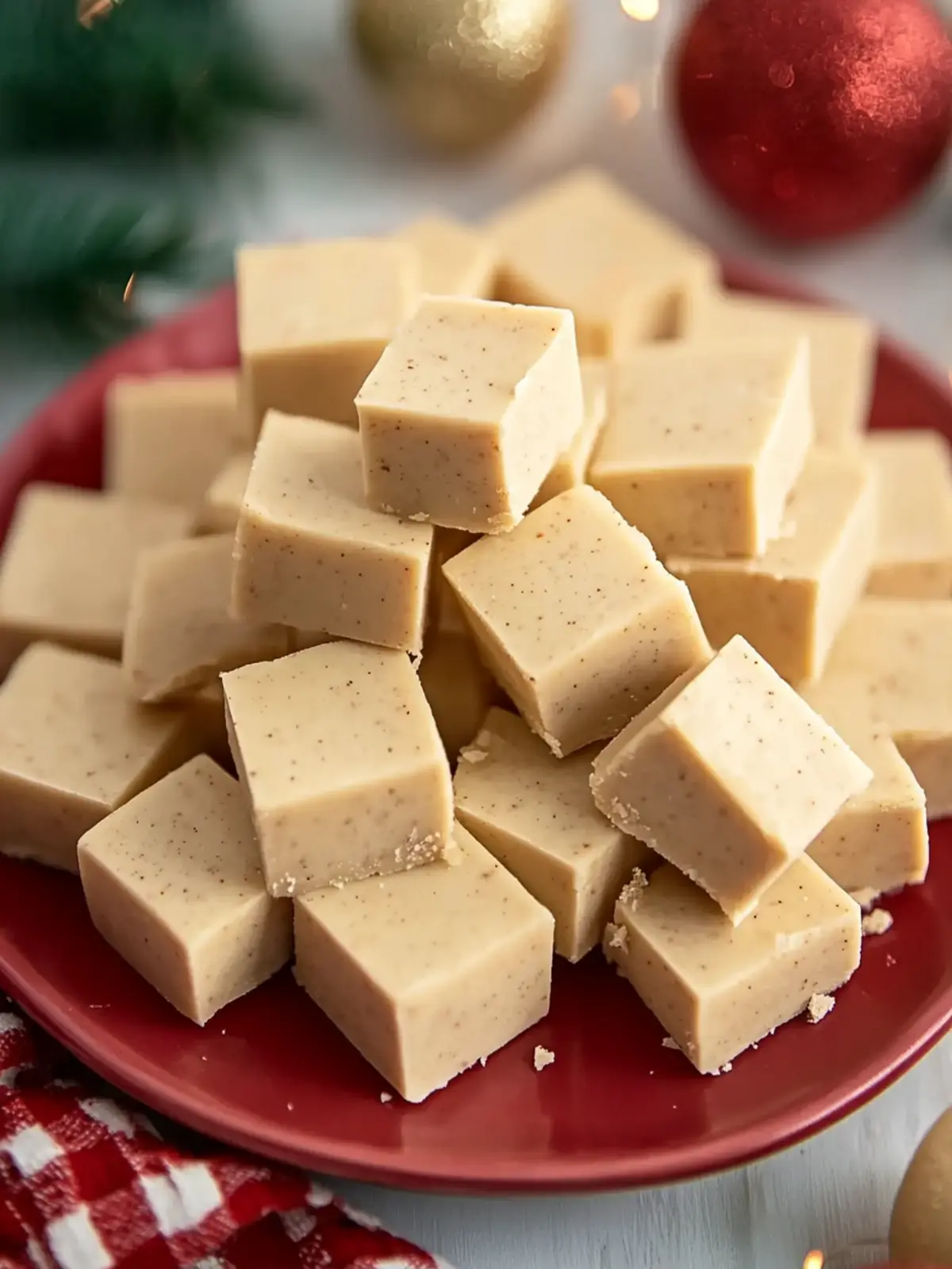 Eggnog Fudge