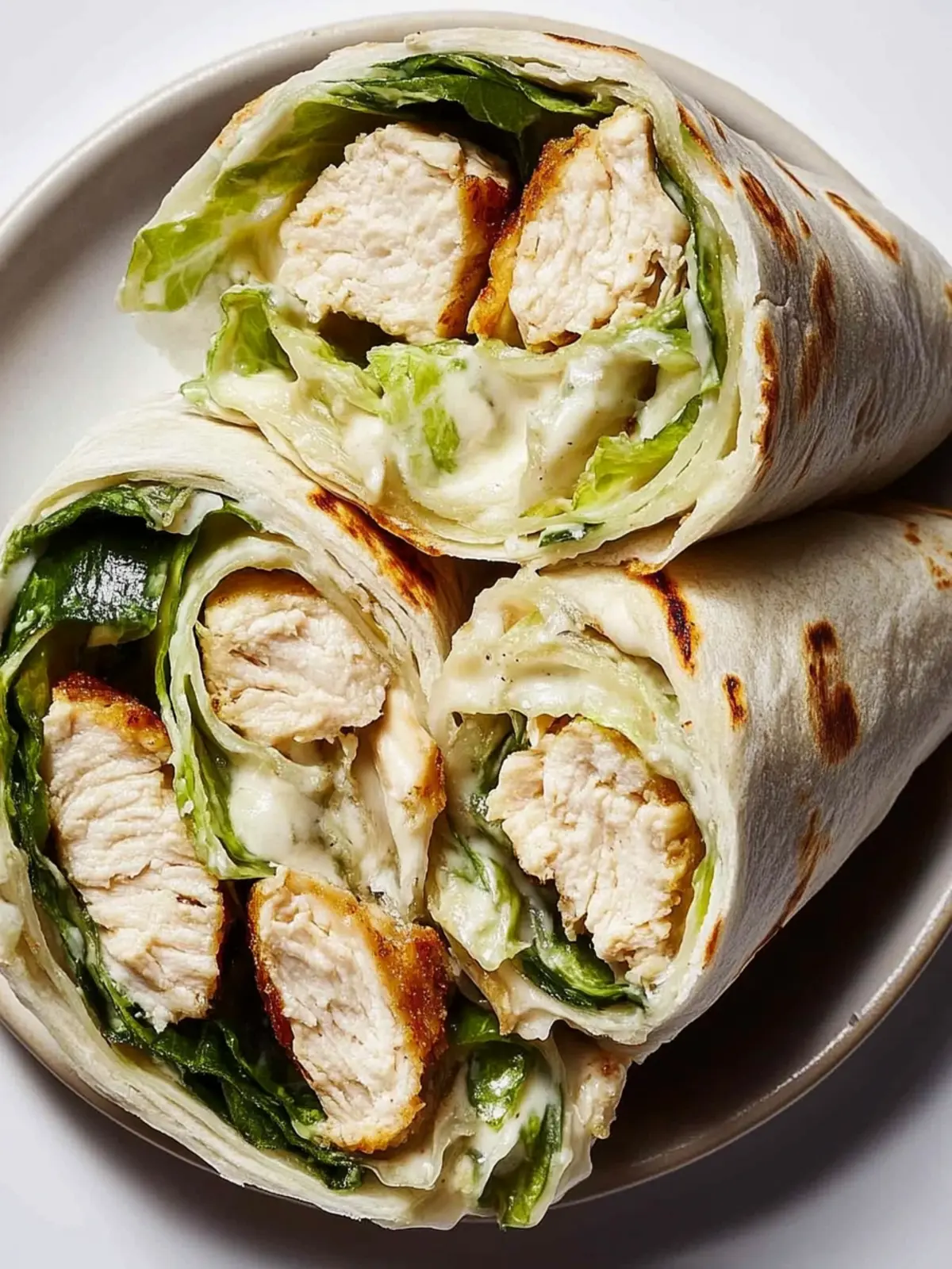 chicken ceasar wrap