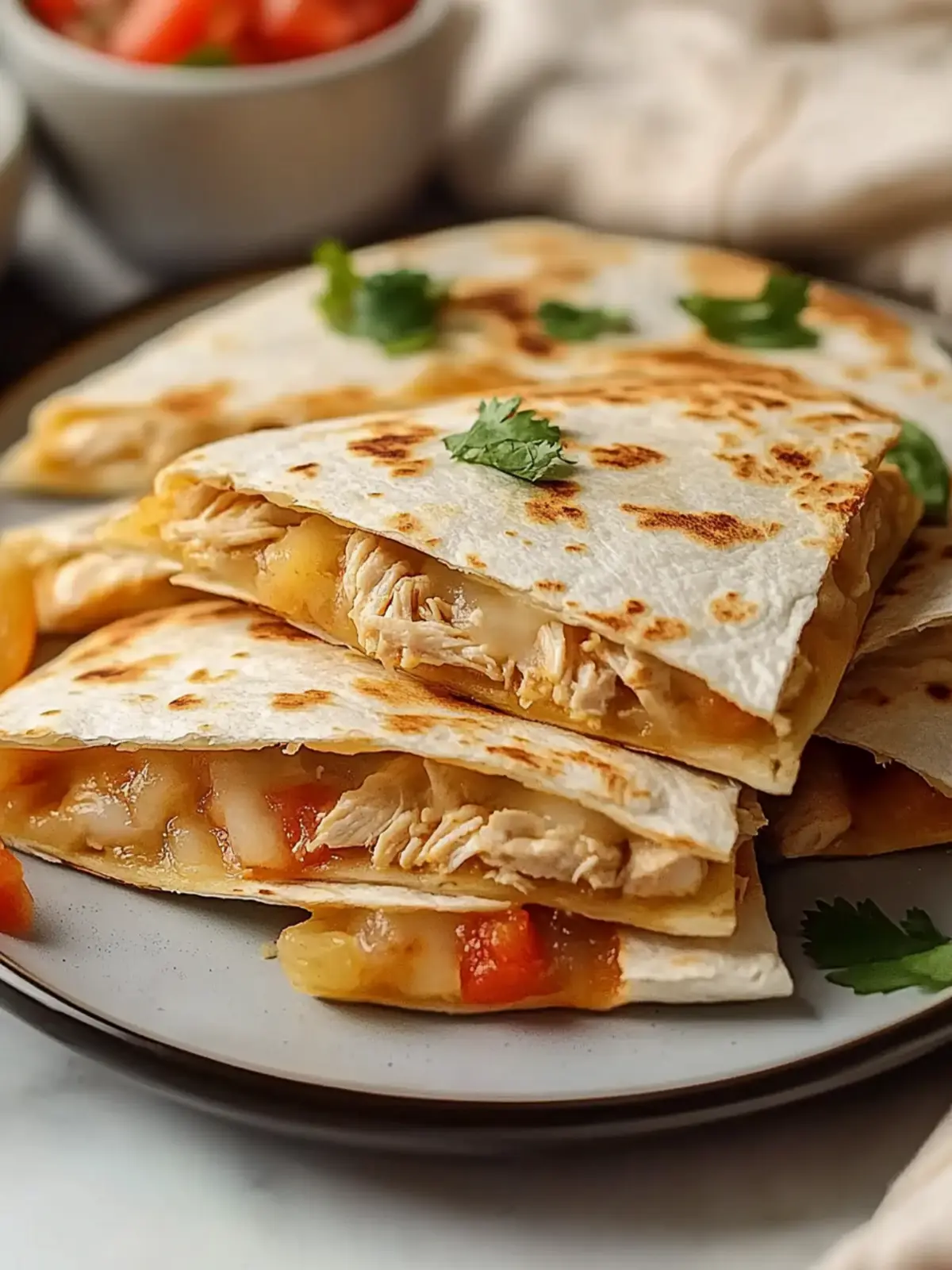 Savor Easy Mexican Crockpot Chicken Quesadillas Tonight