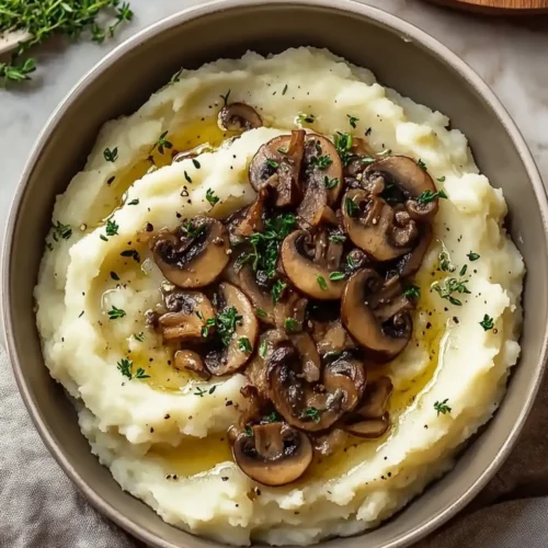 Mashed Potatoes with Mushrooms