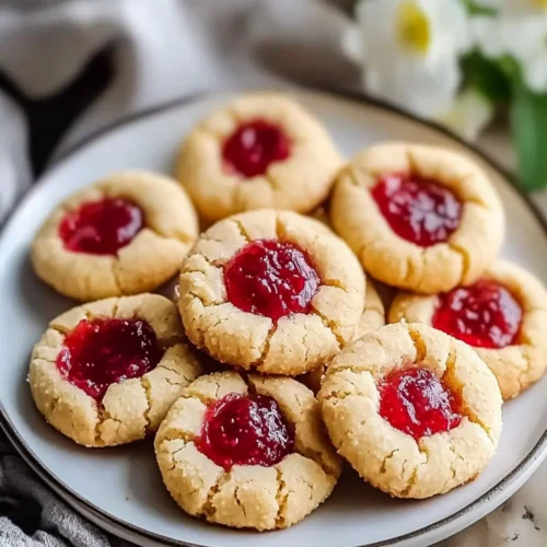 Almond Flour Thumbprint Cookies