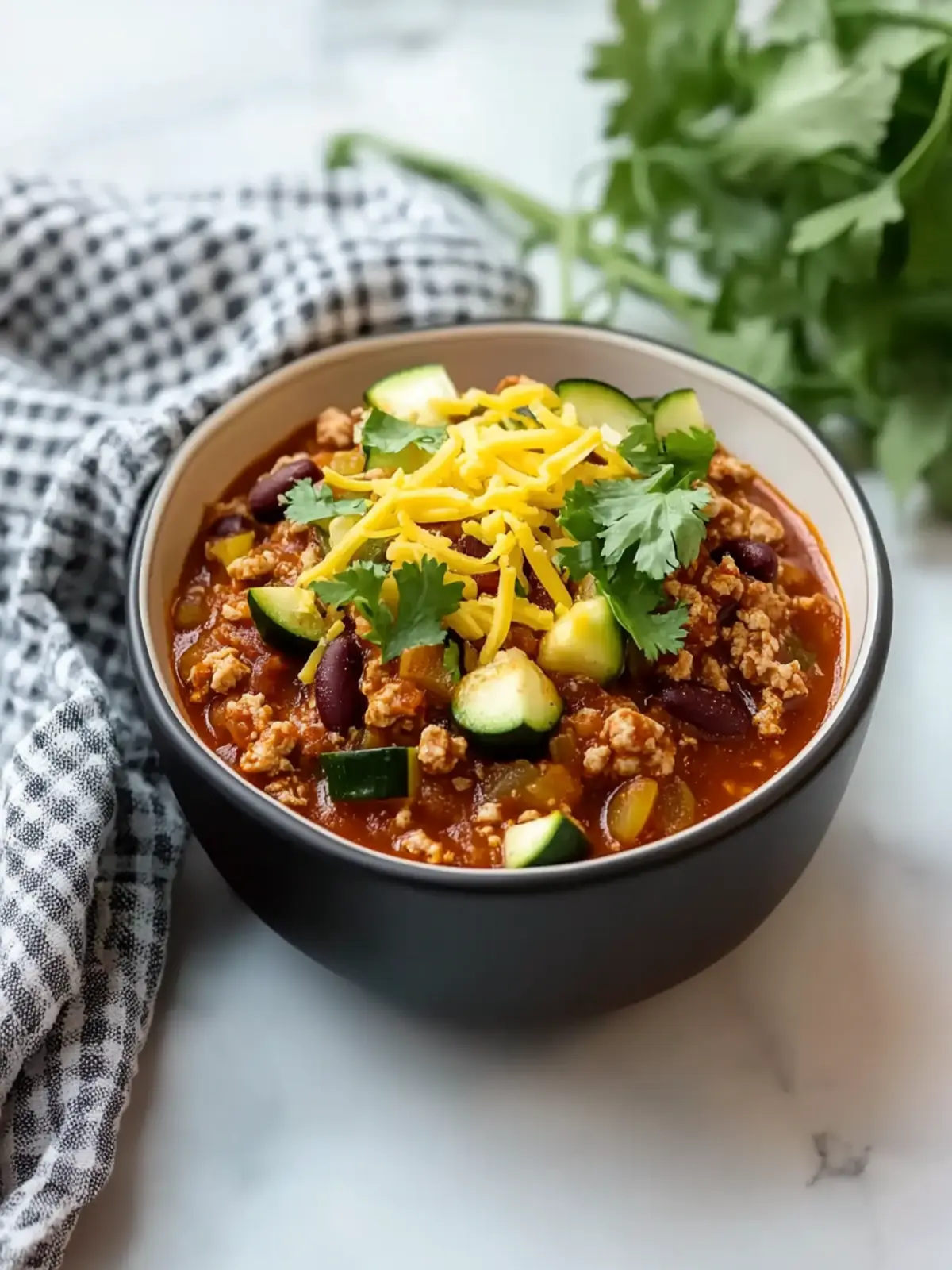 Savory Turkey and Zucchini Chili for Cozy Weeknight Dinners